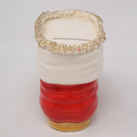 VTG Spaghetti Trim Wyatt Dunagan Williams Karoff Santa Christmas Boot Bank Japan - Picture 4 of 15